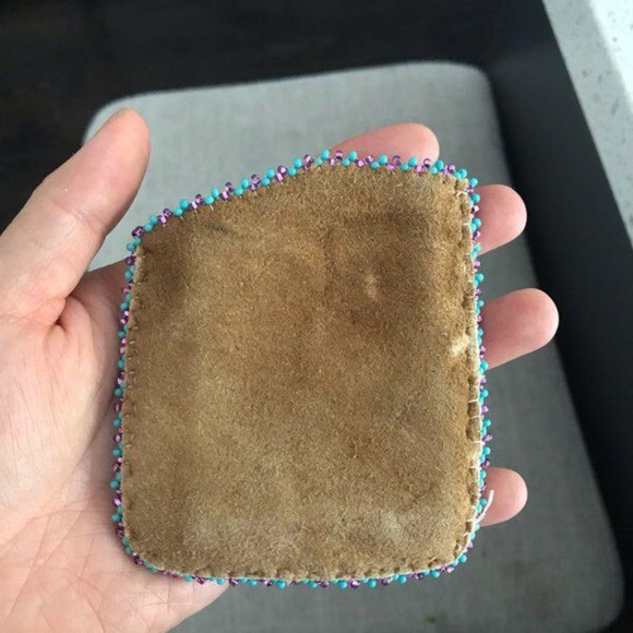 Beaded Card Holder - one of a kind - Picture 2 of 3